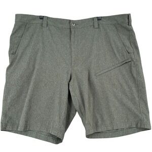 Duluth Trading Co Mens Cargo‎ Shorts Size 48 Green Polyester Outdoor Work Casual